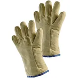 JUTEC Hitzeschutzhandschuhe 5-Finger m.Isolation Universalgröße natur Aramidgewebe