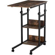 Homcom Beistelltisch 40x82x80 cm braun