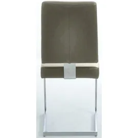K+W Komfort & Wohnen Freischwinger Leder Longlife BRONCO, stabiles Hochkantgestell, in oder Microfaser