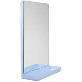 Design Letters - Hänge- oder Standspiegel mit Ablage, light blue