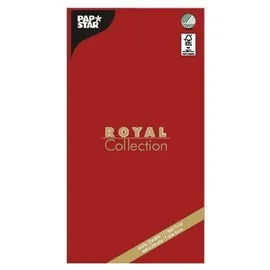Papstar Tischdecke Tissue ROYAL Collection 120 x 180 cm Gelb