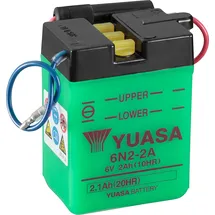YUASA BATTERY 6N2-2A Batterie (Preis inkl. EUR 7,50 Pfand)