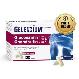 Heilpflanzenwohl GELENCIUM Glucosamin Chondroitin hochdos. Vit C