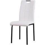 Hti-Living Esszimmerstuhl Denton Kunstleder weiß