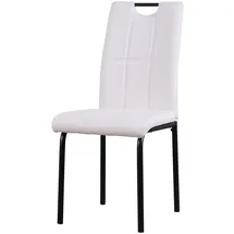 Hti-Living Esszimmerstuhl Denton Kunstleder weiß