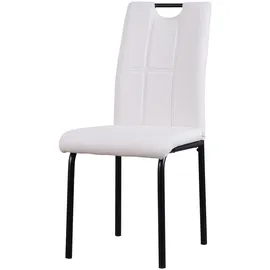 Hti-Living Esszimmerstuhl Denton Kunstleder weiß