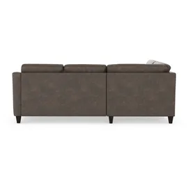 sit&more Ecksofa »Farö L-Form« inklusive Federkern, wahlweise mit Bettfunktion und Bettkasten