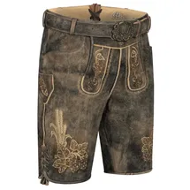Nübler Lederhose kurz Kuno Smoke | Gr.: 56
