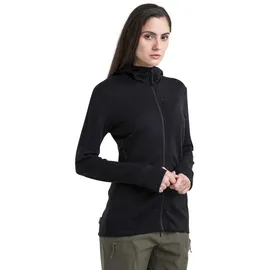 Icebreaker Merino 260 Quantum Iv Reißverschlusspullover - Black - L