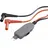 VOLTCRAFT MS-4S Messadapter Stecker-Mini-Flachsicherung - Lamellenstecker 4mm Schwarz, Rot
