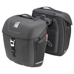 Givi Metro-T Packtaschen 18/18 Liter, Paar, schwarz Fahrrad-Tasche schwarz