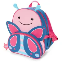 Skip Hop 210225 Zoo Kleinkind Rucksack, mit Namensschild, mehrfarbig, Schmetterling Blossom