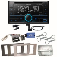 Kenwood DPX-7300DAB Bluetooth DAB Einbauset für Ford Kuga Fusion Galaxy S-Max