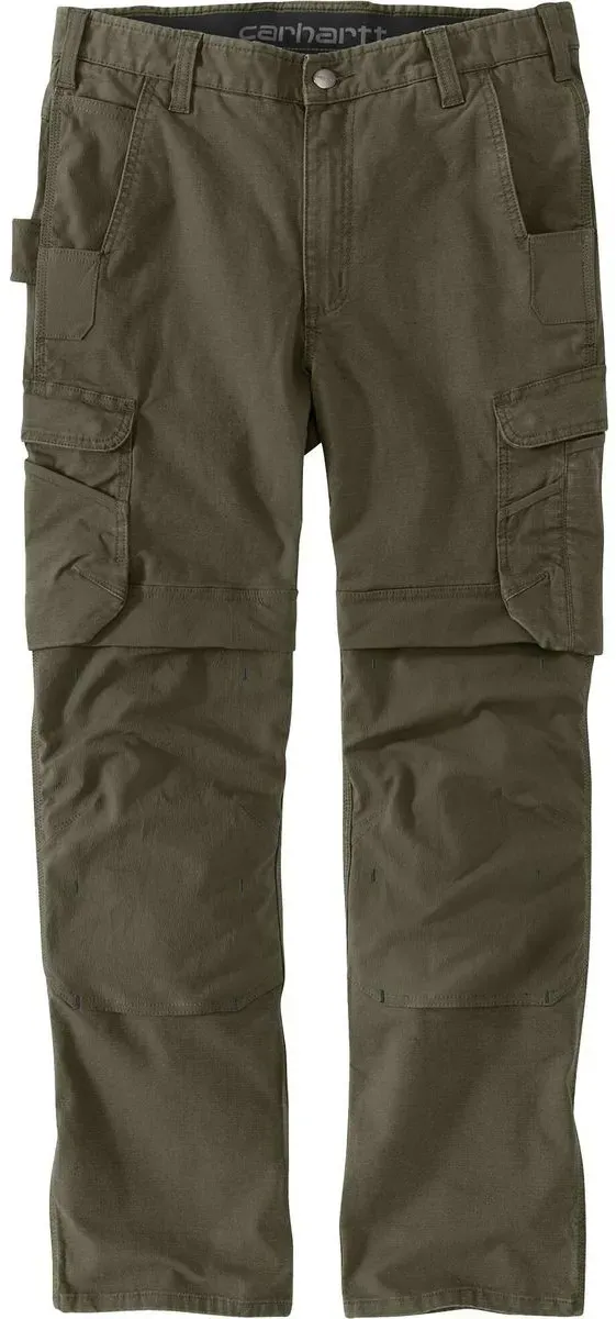 Carhartt Relaxed Straight Steel Rugged Flex Ripstop Double-front Cargo Trousers moss (MOS) W32 L34