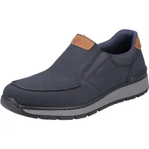 Rieker Herren B9062 Schnürhalbschuhe, blau, 42