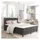 vidaXL Boxspring-Bettgestell 160 x 200 cm grau