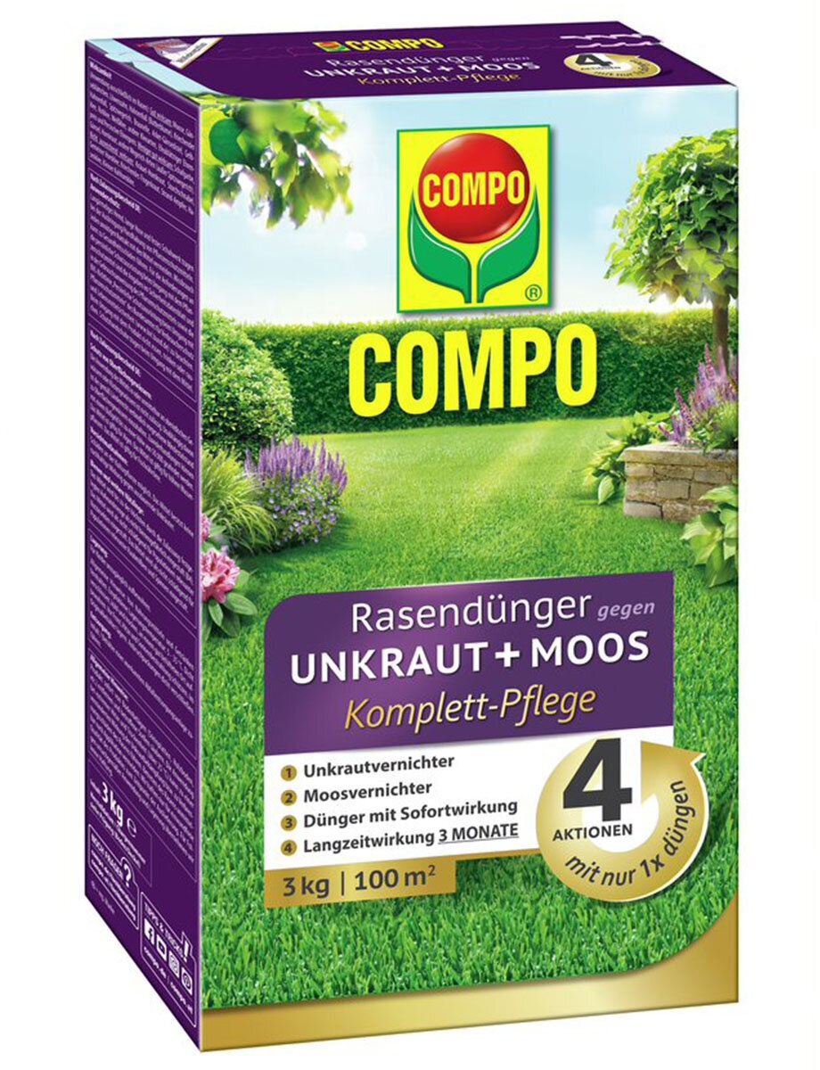Compo Rasendünger Gegen Unkraut + Moos  3 Kg