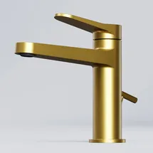 Steinberg 340 Waschtischarmatur Gold gebürstet