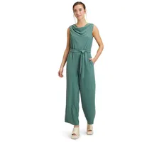 Cartoon Damen Jumpsuit mit Bindegürtel Dark Forest,40 - 40