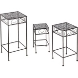 locker Blumentisch (3er-Set), Blumenhocker, aus Metall