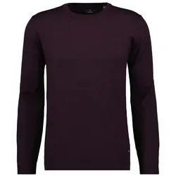 Rundhalspullover, Gr. 52, Bordeaux, , 25197254-L