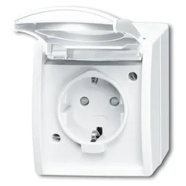 Busch-Jaeger Schuko-Steckdose 1 St. Weiß