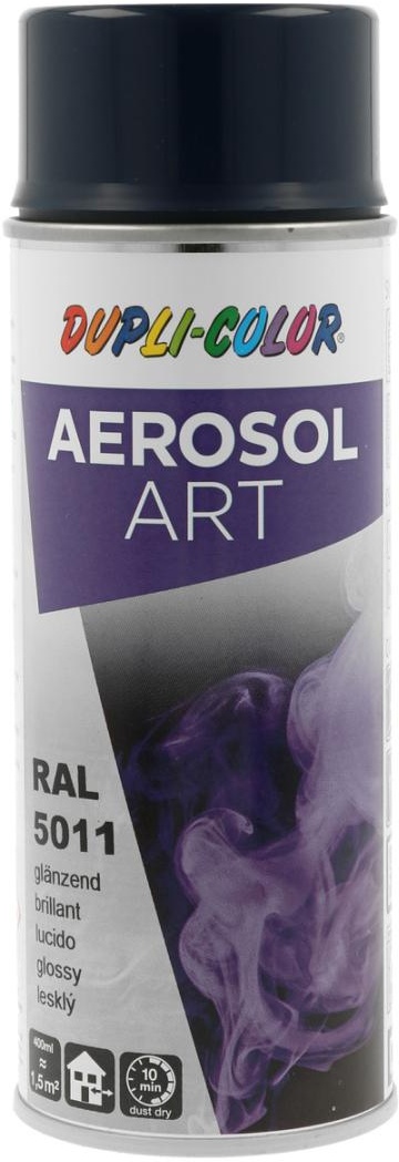 DUPLI-COLOR Aerosol Art RAL 5011 stahlblau glanz, 400 ml