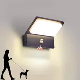CELAVY LED Außenleuchte Außenlampe mit Bewegungsmelder, IP65 Aussenlampe Aussenleuchte Wand Anthrazit, Lampe Wandleuchte Wandlampe aussen außen, Ausenbeleutung Aussenbeleuchtung Hauswand Terrasse
