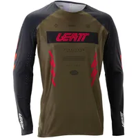 Leatt Gravity 5.0 Langarm-trikot - Race Brown L