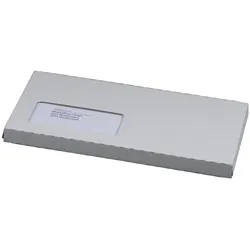 VEPATIM 100x CD-Jewel-Mailer DIN Lang 225x125mm mit Fenster links | Selbstklebeverschluss & Aufreißfaden für 1 CD / DVD mit Hülle