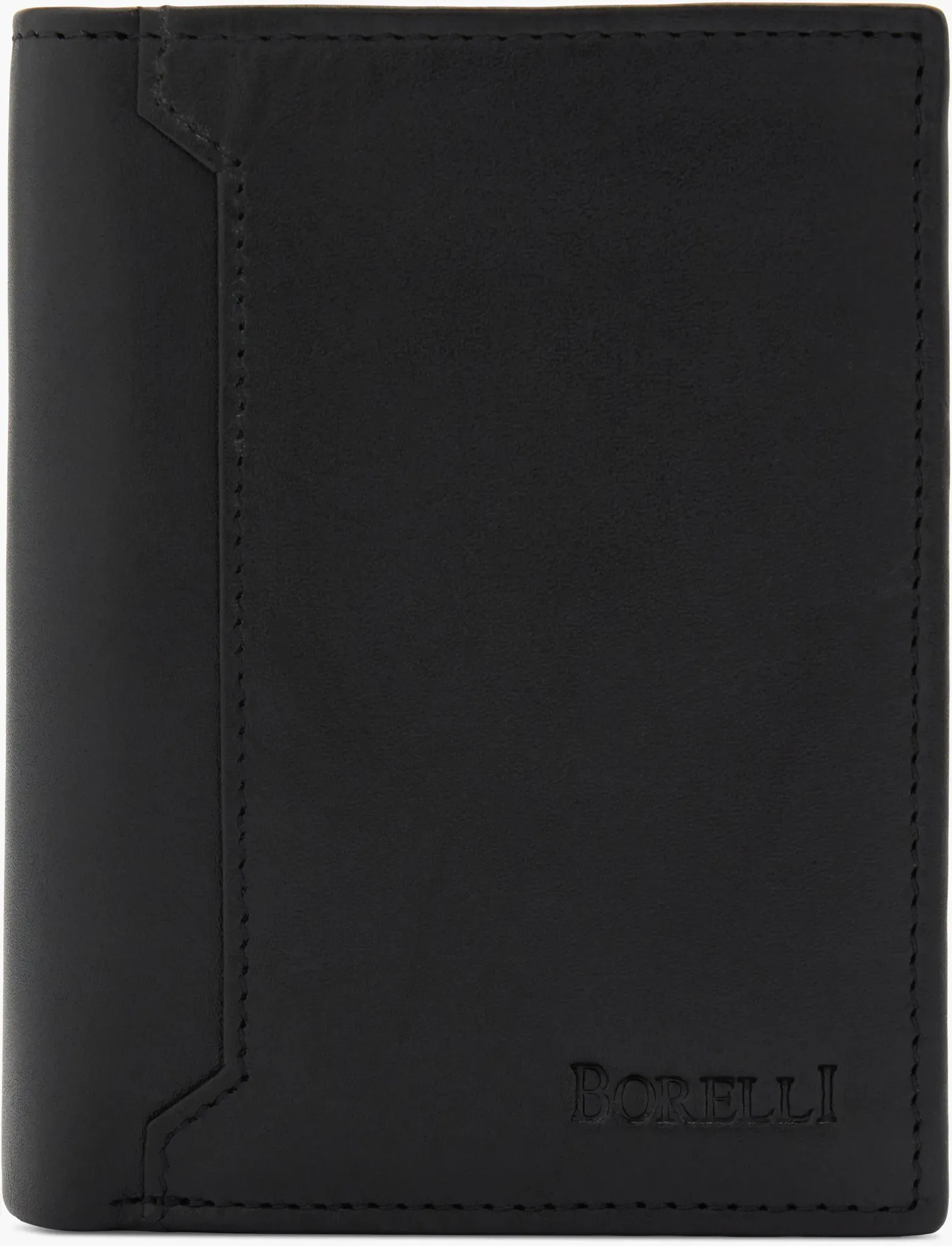 Borelli  Geldbörse Schwarz, Herren, Größe: ONE SIZE, Material: Leder - Borelli  Geldbörse Schwarz, Herren, Größe: ONE SIZE, Material: Leder - man - Schwarz