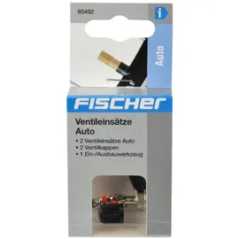 Fischer Fahrrad-Ventil-Set Auto 5-teilig - Bunt