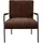 Svita Loungesessel KYLE Bouclé 70 x 80 x 75 cm Braun