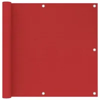 vidaXL Balkonsichtschutz HDPE 90 x 300 cm rot