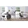 Kerkmann Prime Schreibtisch weiß rechteckig, 4-Fuß-Gestell silber 180,0 x 80,0 cm