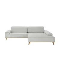 Ecksofa  Fred , grau , Maße (cm): B: 298 H: 84 T: 203.0