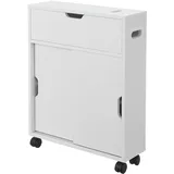 [en.casa] Kempele Badkommode 52 x 67 x 17 cm Weiß