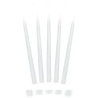 Partydeco Spitzkerze 24 cm 10 St. weiß