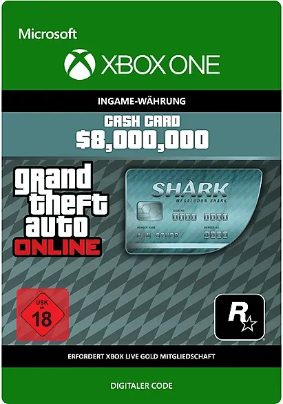 GRAND THEFT AUTO V: MEGALODON SHARK CARD - [Xbox One]