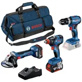 Bosch Professional Akku-Maschinenset inkl. Tasche + 2 Akkus 5.0Ah 0615990N31