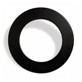 KARELLA einteiliger Dartboard Surround PU, Auffangring für alle Dartscheiben, schwarz, Dart Umrandung, Catchring, Backboard für Steeldart, Wandschutz, rundes Auffangfeld für Dartpfeile