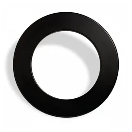 KARELLA einteiliger Dartboard Surround PU, Auffangring für alle Dartscheiben, schwarz, Dart Umrandung, Catchring, Backboard für Steeldart, Wandschutz, rundes Auffangfeld für Dartpfeile
