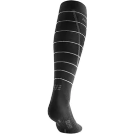 CEP Herren Kompressionsstutzen Reflective Socks schwarz | 32-38cm 2022 Laufsocken