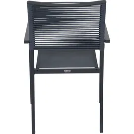 Siena Garden Leeds Stapelsessel 54 x 58 x 88 cm grau 2 St.