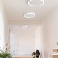 Bopp Aura LED-Deckenleuchte Ø 30cm weiß/weiß