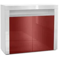 Vladon Kommode, Bordeaux, 108x92x40 cm, Wohnzimmer, Kommoden & Sideboards,