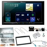 Pioneer SPH-DA230DAB CarPlay DAB+ Einbauset für Citroen C2 C3 Berlingo Jumpy