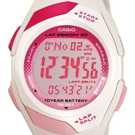 Casio Sports Digital Damenuhren Weiß/Pink