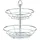 Zeller Obstschale Silber 2-lagig