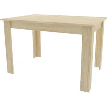 OEM Moderner rechteckiger Tisch 120 x 76 x 80 cm hellbraun